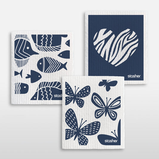 Reusable Swedish Dishcloth 3-Pack