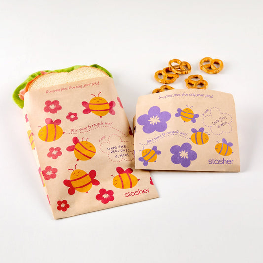 Recyclable Paper Bags 2-Pack 100ct