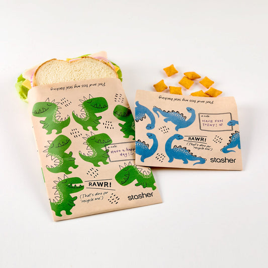Recyclable Paper Bags 2-Pack 100ct