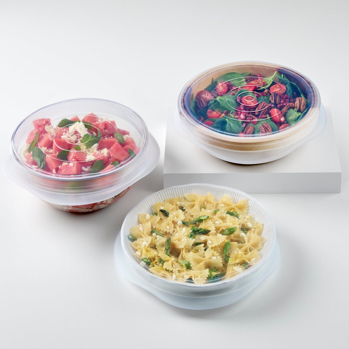 Large Circle Stretch Lids 3-Pack