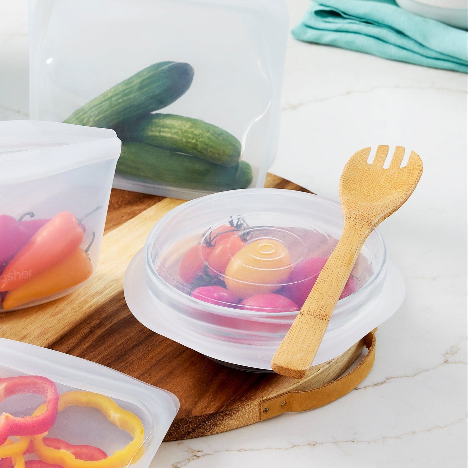 Circle Stretch Lids 4-Pack