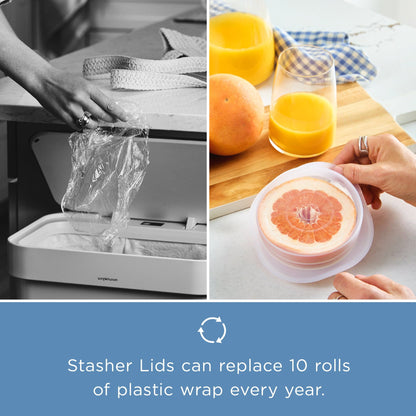 Small Circle Stretch Lids 3-Pack