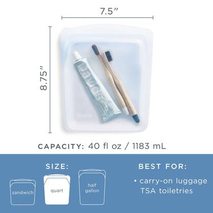 Travel Quart Bag
