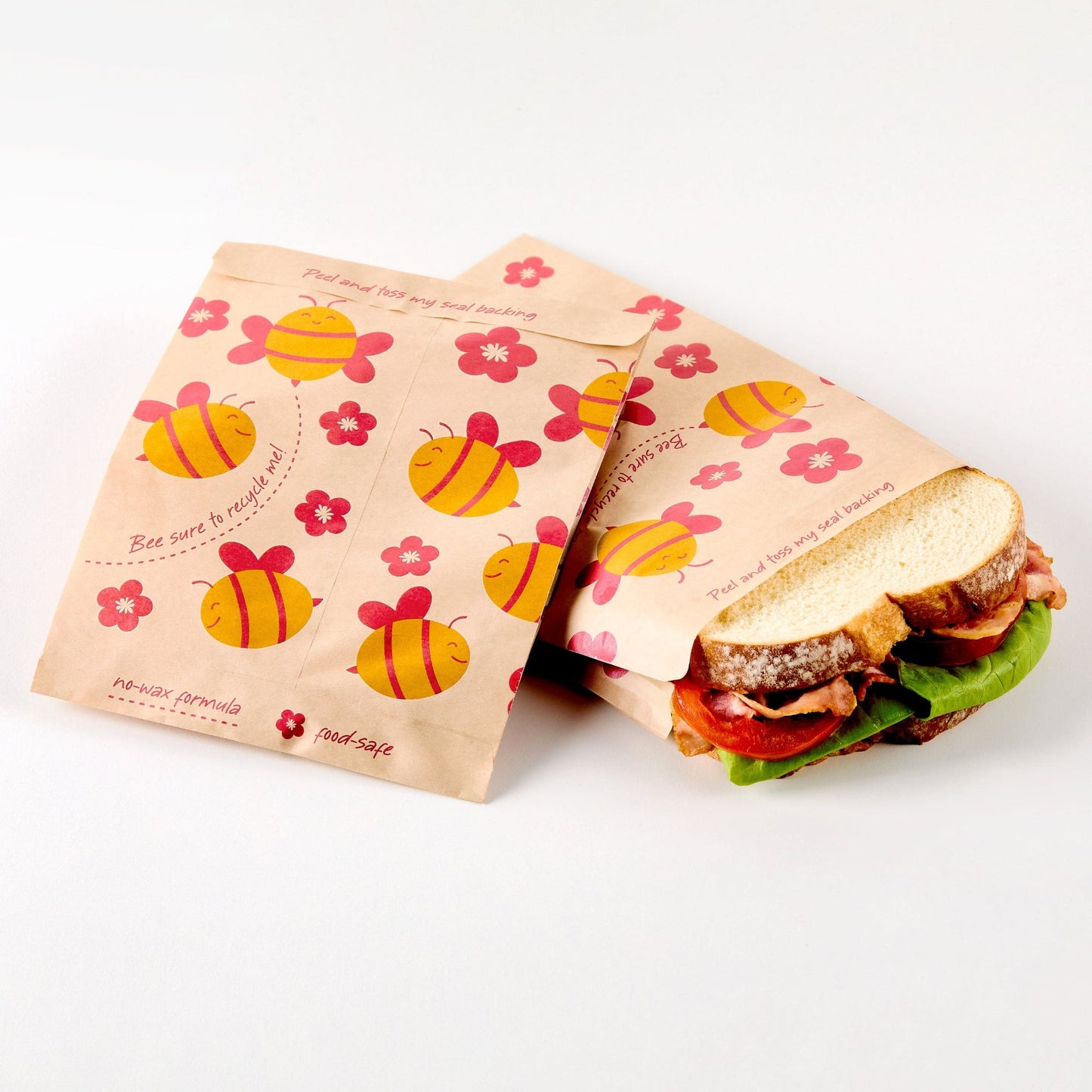 Recyclable Paper Sandwich Bags 50ct