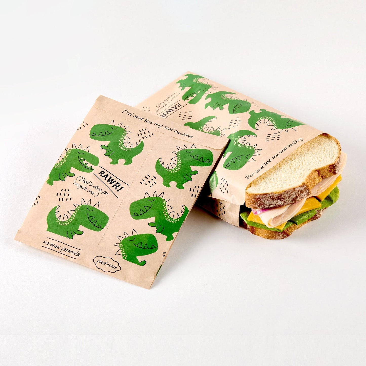 Recyclable Paper Sandwich Bags 50ct