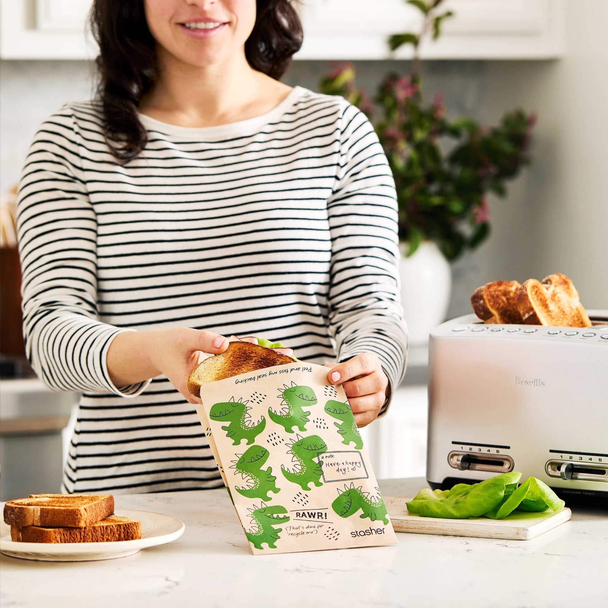 Recyclable Paper Bags 4-Pack 200ct