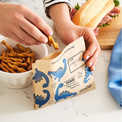 Recyclable Paper Snack Bags 50ct