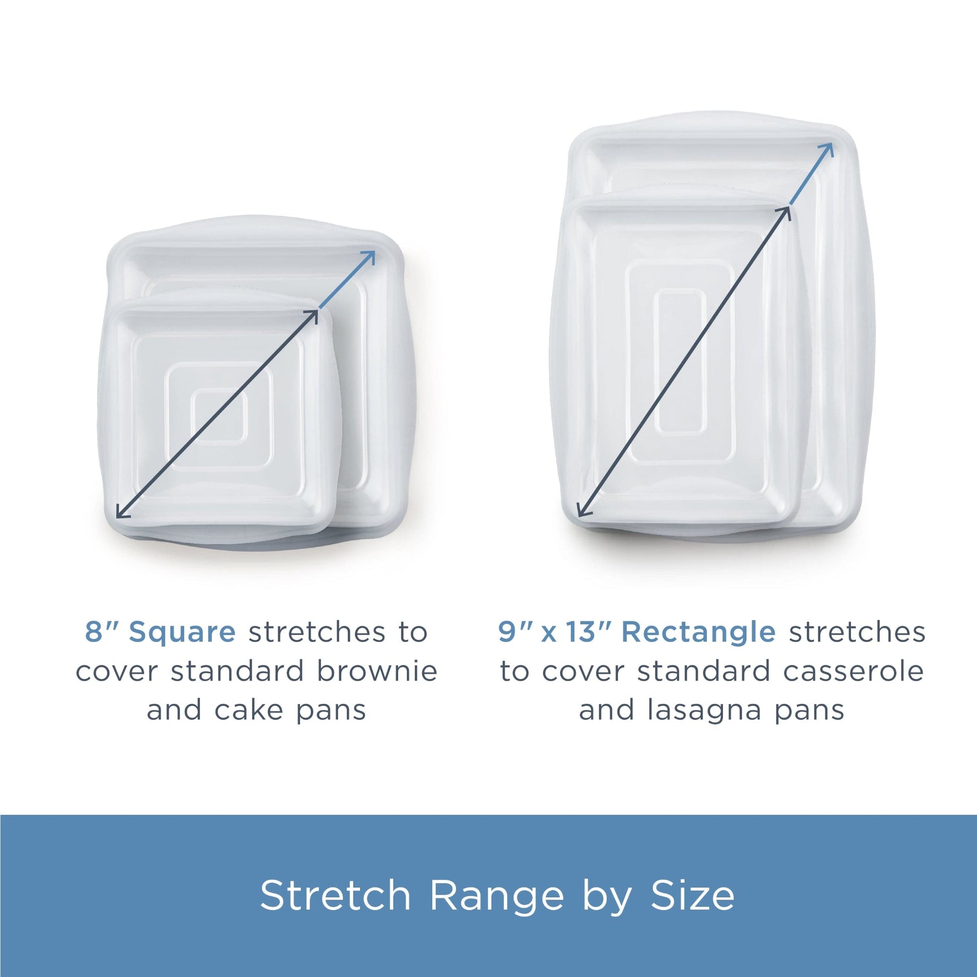 Rectangle Stretch Lids 2-Pack