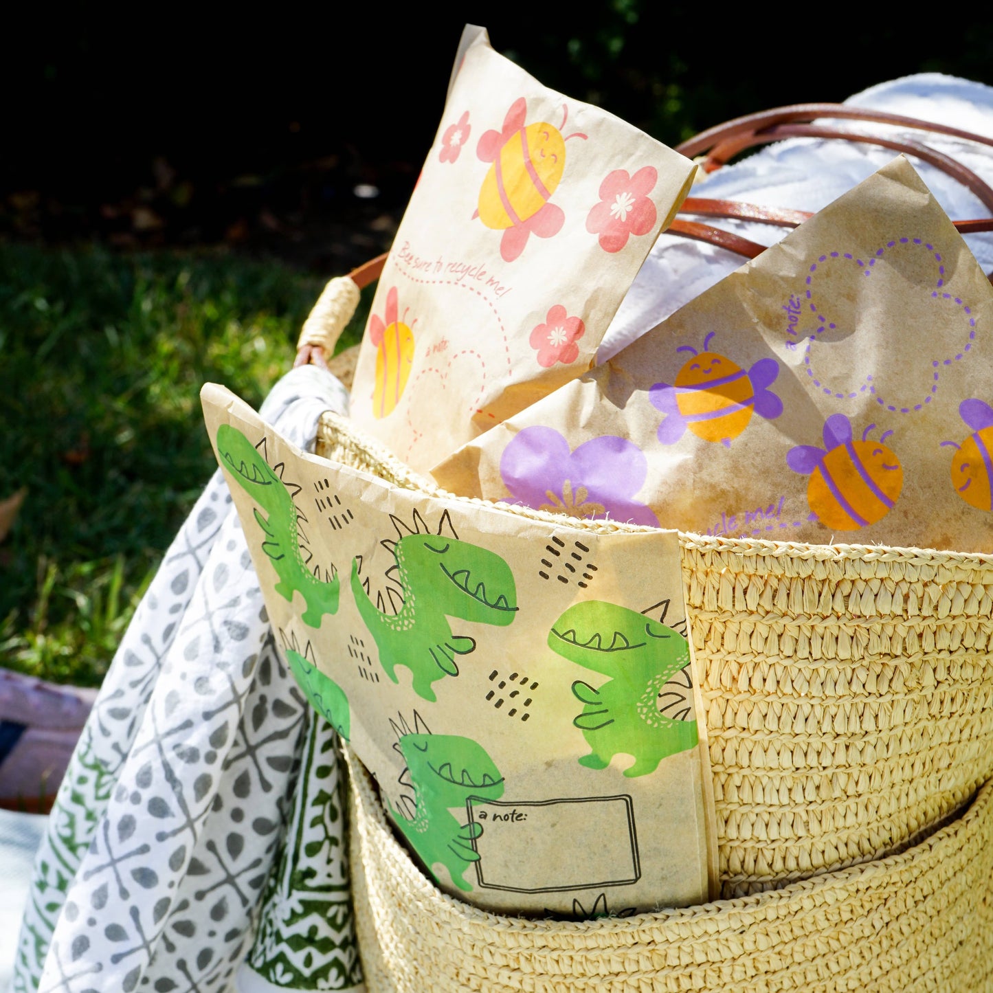 Recyclable Paper Snack Bags 50ct