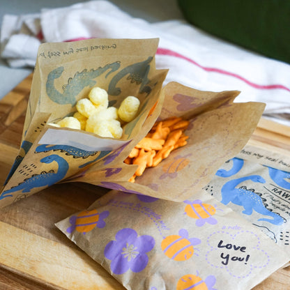 Recyclable Paper Bags 4-Pack 200ct